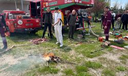 Vezirköprü MYO'da 120 kişiye yangın gönüllüsü sertifikası verildi