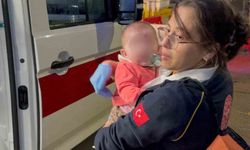 Ev yangını: Anne ve 6 aylık bebeği hastanelik oldu