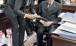 Samsun çalışma raporu MHP Lideri Bahçeli'ye sunuldu