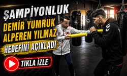 Rize’nin Demir Yumruğu Alperen Yılmaz Şampiyonaya Hazırlanıyor