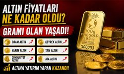 Altın fiyatları bugün ne kadar oldu, gram altın kaç TL, çeyrek altın bugün kaç para?