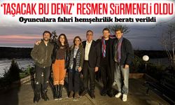 “Taşacak Bu Deniz” Dizisi Sürmene’de: Oyunculara Özel Unvan