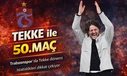 Trabzonspor’da Tekke dönemi istatistikleri dikkat çekiyor; TEKKE İLE 50. MAÇ