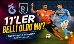 Trabzonspor Başakşehir maçı kadrosu belli oldu mu ; muhtemel 11 açıklandı!