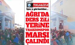 Ağrı’daki okullarda Trabzonspor marşı sürprizi sosyal medyada gündem oldu