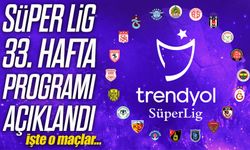 TFF duyurdu Süper Lig’de 33. hafta fikstürü ve kritik maçlar belli oldu