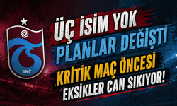 Trabzonspor’da Kamp Kadrosu Açıklandı: Üç İsim Yok, Planlar Değişti
