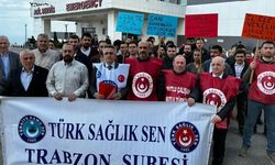 Trabzon’da sağlık çalışanlarından acil servis saldırısına tepki