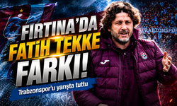 Trabzonlu Fatih Tekke Farkını Ortaya Koydu;Trabzonspor’u yarışta tuttu