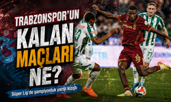 Süper Lig şampiyonluk yarışı Kızıştı; Trabzonspor’un kalan maçları