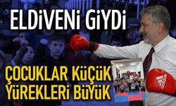 Başkan Mumcu Eldiveni Giydi! "Çocuklar Küçük, Yürekleri Büyük"