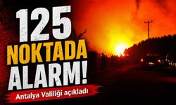 Antalya’da orman yangınlarına karşı 125 noktada alarm