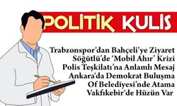Ankara’da Trabzon Rüzgarı! Bahçeli Ziyaretinin Perde Arkası Konuşuluyor