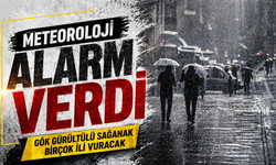 Meteoroloji Alarm Verdi: Gök Gürültülü Sağanak Birçok İli Vuracak