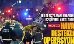 Trabzon’da Dev Operasyon! 5 İlde Eş Zamanlı Baskın: 92 Şüpheli Yakalandı