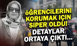 Ayla Öğretmen Öğrencilerini Korumak için Siper Oldu!