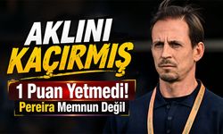 Alanyaspor Teknik Direktörü Joao Pereira, Trabzonspor karşısında alınan beraberliği yeterli bulmadı