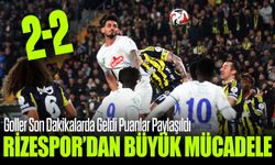 VAR kararları damga vurdu! Fenerbahçe Rizespor maçı 2-2 bitti
