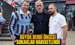 Trabzon’da Hacıosmanoğlu’na Büyük İlgi! derbi öncesi sokaklar hareketlendi