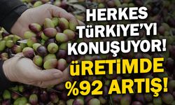 Zeytinyağı üretiminde Türkiye rüzgarı! Üretim yüzde 92 arttı