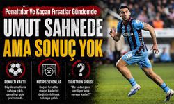 Samsunspor karşısında 10 kişi kalan rakibine üstünlük kuramayan Bordo-Mavililerde penaltılar tartışma yarattı