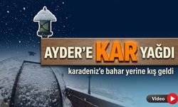Karadeniz’de bahar sürprizi: Ayder’de kar yağışı devam ediyor