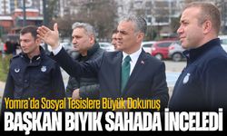 Yomra’da Sosyal Tesislere Büyük Dokunuş: Başkan Bıyık Sahada İnceledi