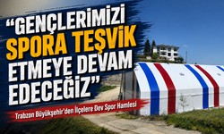 Trabzon Büyükşehir Belediyesi İlçelerde Spor Yatırımlarına Hız Kesmeden Devam Ediyor