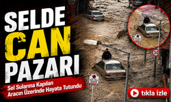 Samsun’da Can Pazarı Kameralara Yansıdı! ; Aracın Üzerinde Hayata Tutundu
