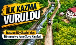 Trabzon Büyükşehir’den Sürmene’ye 11 Milyonluk İçme Suyu Hamlesi
