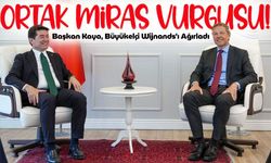 Başkan Kaya’dan Büyükelçi Wijnands’a Ev Sahipliği: Ortak Miras Vurgusu