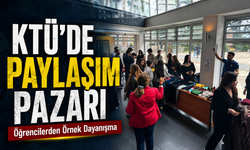 KTÜ’de Paylaşım Pazarı: Öğrencilerden Örnek Dayanışma