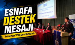 Başkan Kaya TESOB Genel Kurulu’nda: Esnafa Destek Mesajı