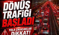 Bayram Dönüşü Başladı: Otoyolda Yoğunluk Arttı