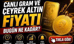 Canlı Gram ve Çeyrek Altın Fiyatı Bugün Ne Kadar? yatırımcıları şaşırtan bir seyir izliyor