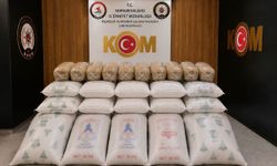 Kamyonette 770 kilogram kaçak tütün ele geçirildi