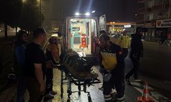 Samsun'da devrilen motosikletteki 2 kişi yaralandı