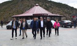 TUREB üyeleri Torul'daki Cam Seyir Terasını ziyaret etti