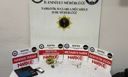 Bafra'da yasaklı madde operasyonu: 2 kişi tutuklandı