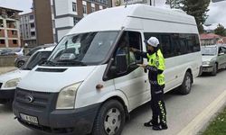 Kavak'ta trafik ekiplerinden bilinçlendirme çalışması