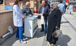 Kronik hastalıklara karşı farkındalık standı açıldı