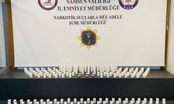 Samsun'da 10 bin uyarıcı madde hap ele geçirildi