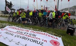 ÜNİPERSEN'den Samsun'dan Ankara'ya bisikletli eylem