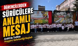 Araklı’da Trafikte Hoşgörü Seferberliği Başladı;Öğrencilerden Sürücülere Anlamlı Mesaj