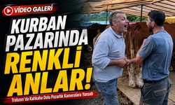 Trabzon Kurban Pazarında Kahkaha Dolu Pazarlık! Dakikalarca Süren İnat Böyle Sonuçlandı