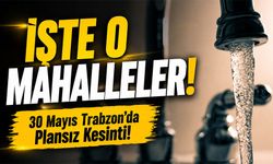 Trabzon’da 30 Mayıs'ta Vatandaşlar Hazırlıksız Yakalandı! Sular Ne Zaman Gelecek?