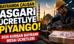 Bayramda Çalışan Asgari Ücretliye Piyango! 2026 Kurban Bayramı Mesai Ücretleri