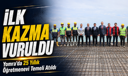 Yomra’da 25 Yıllık Öğretmenevi Sorunu İçin İlk Kazma Vuruldu: 45 Milyon TL’lik Projenin Temeli Atıldı