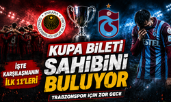 Ziraat Türkiye Kupası’nda Gençlerbirliği Trabzonspor Gecesi Başlıyor: İşte karşılaşmanın ilk 11’leri
