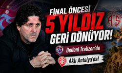 Trabzonspor’da Türkiye Kupası Finali Öncesi 5 Yıldızdan Müjde Geldi